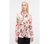 Hemdbluse in rot bedruckt 38