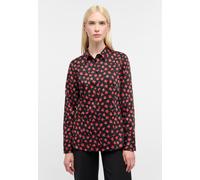 Hemdbluse ETERNA "REGULAR FIT", Damen, Gr. 38, schwarz, 100% Baumwolle, schmal, Blusen Hemdbluse, EASY IRON (bügelleicht) (37123029-38) schwarz