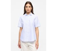 Hemdbluse ETERNA "REGULAR FIT", Damen, Gr. 42, hellblau, 59% Baumwolle, 41% Leinen, Blusen Hemdbluse, EASY IRON (bügelleicht) (37460363-42)