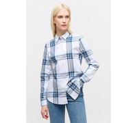 ETERNA REGULAR FIT Langarm Bluse himmelblau kariert 6126-11-D935 42