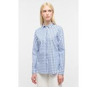 Hemdbluse ETERNA "REGULAR FIT", Damen, Gr. 42, hellblau, 70% Baumwolle, 30% Lyocell, normal, Blusen Hemdbluse (91896865-42)