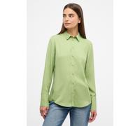 Hemdbluse ETERNA "REGULAR FIT", Damen, Gr. 44, grün, 100% Viskose, normal, Blusen Hemdbluse (93519024-44)