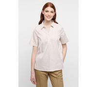 Hemdbluse ETERNA "REGULAR FIT", Damen, Gr. 46, beige, 69% Baumwolle, 4% Elasthan, 27% Polyamid, Blusen Hemdbluse (46469508-46)