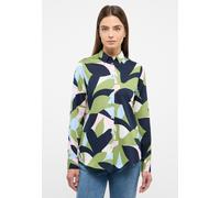 Hemdbluse ETERNA "REGULAR FIT", Damen, Gr. 46, grün, 100% Baumwolle, Blusen Hemdbluse (28395239-46)