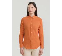 Hemdbluse FELIX HARDY "Basic Hemd", Damen, Gr. L, orange, 65% Baumwolle, 35% Leinen, Blusen Hemdbluse (67386011-L) orange