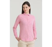 Hemdbluse FELIX HARDY "Basic Hemd", Damen, Gr. M, rosa (pink), 65% Baumwolle, 35% Leinen, Blusen Hemdbluse (98245745-M) pink