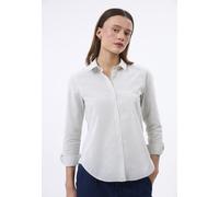 Hemdbluse FELIX HARDY "Leinen-Shirt", Damen, Gr. M, meliertes hellgrün, 85% Baumwolle, 15% Leinen, Blusen Hemdbluse (51895946-M) meliertes hellgrün