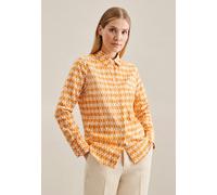 Hemdbluse Geometrische Muster Orange 44 (60.136061-0065-44)