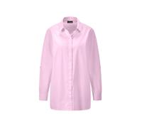 Hemdbluse GOLDNER "Baumwollbluse mit Hemdkragen", Damen, Gr. 38, rosa (rosé), Obermaterial: 100% Baumwolle CO., Blusen Hemdbluse, Mit Seitenschlitzen (47399230-38) rosé