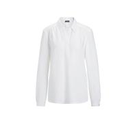 Hemdbluse GOLDNER "Elegante Viskosebluse mit Hemdkragen", Damen, Gr. 42, weiß, Obermaterial: 100% Lyocell CLY., Manschette, Blusen Hemdbluse, Sonstige (64328143-42) weiß