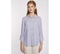 Hailys LS V BL Je44tte Stripe Bluse blau in L