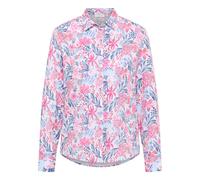 ETERNA - Bluse Satingewebe Langarm aubergine, 42/Langarm