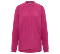 Hemdbluse in aubergine unifarben 46