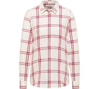 Hemdbluse in beige kariert 38