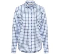 Hemdbluse in hellblau kariert 42