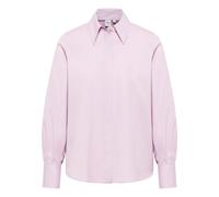 Hemdbluse in lavender unifarben 40