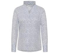 Hemdbluse in off-white bedruckt 44