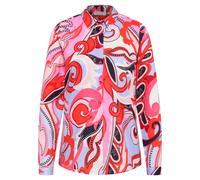 Hemdbluse in pink bedruckt 40