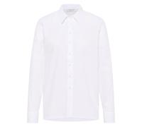 Hemdbluse in weiß unifarben 34