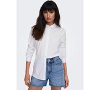 JDY Damen Bluse JDYMIO L/S Shirt WVN NOOS, Weiß (White), 40