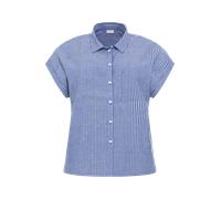 Hemdbluse LASCANA Gr. 32/34, blau (blau, weiß gestreift) Damen Blusen (55394664-32) blau, weiß gestreift