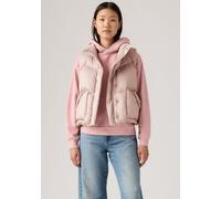 Hemdbluse LEVI'S "DOREEN UTILITY SHIRT RE", Damen, Gr. M (38), zephyr, Web, Obermaterial: 100% Baumwolle, unifarben, figurumspielend hüftbedeckend, Rundhals, mit Riegel Manschette, Blusen Hemdbluse, i