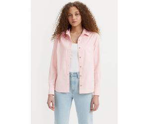 Hemdbluse LEVI'S "The Classic", Damen, Gr. L (40), rosa (potpourri poplin), Web, Obermaterial: 100% Baumwolle, figurumspielend hüftlang, 1-Knopf-Manschette mit Schlitz, Blusen Hemdbluse, Kleine Logo-S