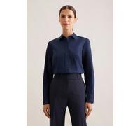 Hemdbluse mit Abnähern regular fit Blau 40 (60.080604-0018-40)