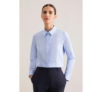 Hemdbluse mit Abnähern regular fit Blau 46 (60.080604-0012-46)