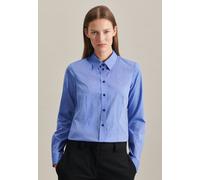 Hemdbluse mit Abnähern regular fit Blau 50 (60.080604-0014-50)