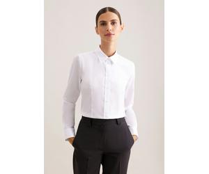 Hemdbluse mit Abnähern regular fit Weiß 42 (60.080604-0001-42)