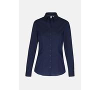 Hemdbluse mit Abnähern slim fit Blau 40 (60.080613-0019-40)