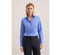 Hemdbluse mit Abnähern slim fit Blau 46 (60.080613-0014-46)
