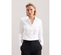 Hemdbluse mit Abnähern slim fit Weiß 40 (60.080613-0001-40)
