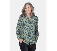 Hemdbluse mit Druck bunt 46
