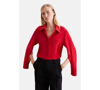 Klassische Bluse SEIDENSTICKER, Damen, Gr. L (40), rot, 100% Seide, unifarben, regular fit, ohne Ausschnitt, Blusen Bluse, Tunika Uni (92433641-40) rot