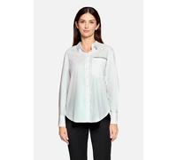 Hemdbluse BETTY BARCLAY "Damen Hemdbluse mit Kragen", Damen, Gr. 42, weiß, Obermaterial: 70% Baumwolle, 27% Polyester, 3% Elasthan., lässig geschnitten normal, Blusen (57025238-42) weiß
