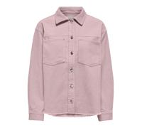 Hemdbluse ONLY "ONLMAIKO-BITTEN L/S CORD SHACKET CC PNT", Damen, Gr. S, burnished lila, Cord, Obermaterial: 100% Baumwolle, unifarben, loose fit normal, Blusen Hemdbluse, mit Brusttaschen, leicht ausg