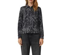 Jerseybluse mit Leo-Muster 42 grau 2172309.98A2.42