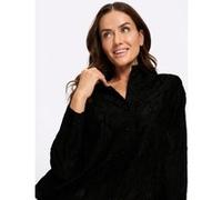Langarmbluse HEINE, Damen, Gr. 44, schwarz, 70% Polyester, 30% Polyamid, unifarben, Blusen (19970244-44) schwarz