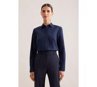 Seidensticker Damen Hemdbluse - Schwarze Rose blau Gr. 54