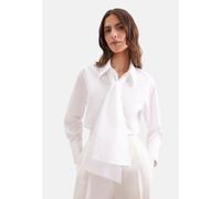 Hemdbluse SEIDENSTICKER, Damen, Gr. XL (42), weiß, 100% Baumwolle, unifarben, regular fit, ohne Ausschnitt, Blusen Hemdbluse, 1/1 Kragen Uni (18933221-42) weiß