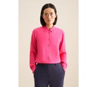 Hemdbluse SEIDENSTICKER, Damen, Gr. XS(34), pink, 100% Viskose, unifarben, regular fit, ohne Ausschnitt, Blusen Hemdbluse, 1/1 Kragen Uni (89895302-34)