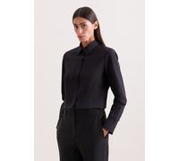 Klassische Bluse Uni Schwarz XXL (60.852128-0039-XXL)