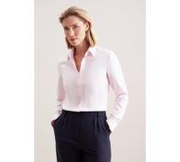 Seidensticker Hemdbluse Damen Slim Fit Kelchkragen Uni Pink Größe 48