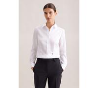 Bügelfreie Twill Hemdbluse Uni Weiß 48 (60.080662-0001-48)