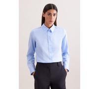Seidensticker Regular Fit Bluse blau, Einfarbig