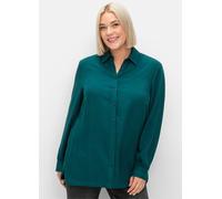 Sheego Klassische Bluse aus Twillqualität 56 petrol