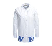 Langarmbluse SMITH & SOUL, Damen, Gr. XXL, royal, Web, Material: 100% Baumwolle, bedruckt, regular fit normal, hoch geschlossener Ausschnitt, Ärmel mit Ärmelschlitz 2-Knopf-Manschette, Blusen, aus Bau
