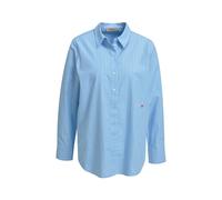 Hemdbluse SMITH & SOUL, Damen, Gr. XXL, sky print, Web, Obermaterial: 100% Baumwolle, gestreift, hüftbedeckend, 2-Knopf-Manschette mit Schlitz, Blusen Hemdbluse, mit kreativem Rückendetail, aus Baumwo